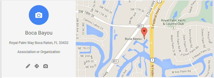 Map of Boca Bayou Condominiums, Boca Raton FL